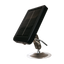Solar panel on its adjustable stand