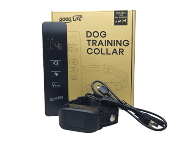 Happy Tails no-shock dog training collar with remote – vibration and tone modes for safe behavior correction