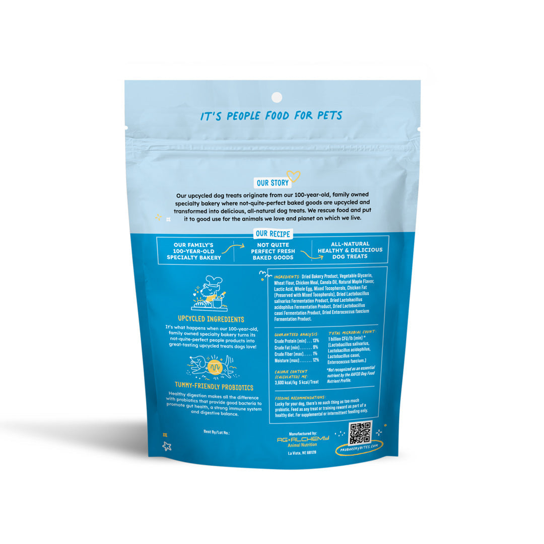 Pro Bakery Bites Soft & Chewy Probiotic Dog Treat - 6oz. Bag