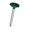 Solar-powered snake and mole repeller stake for yards – humane outdoor pest control device