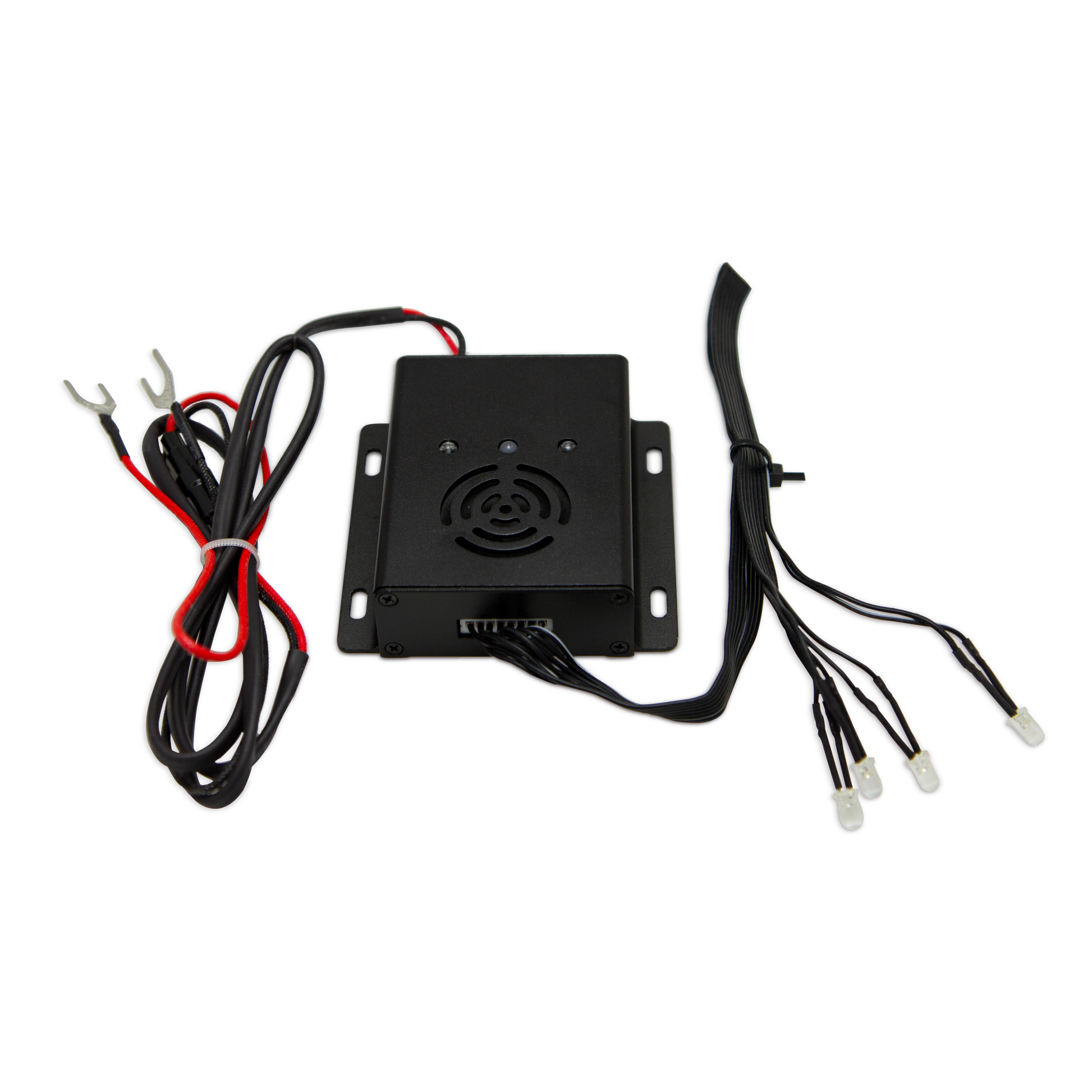 UltraSweep Traveler ultrasonic pest repeller with LED lights – protects cars, trucks, RVs, and boats from rodents chewing wires